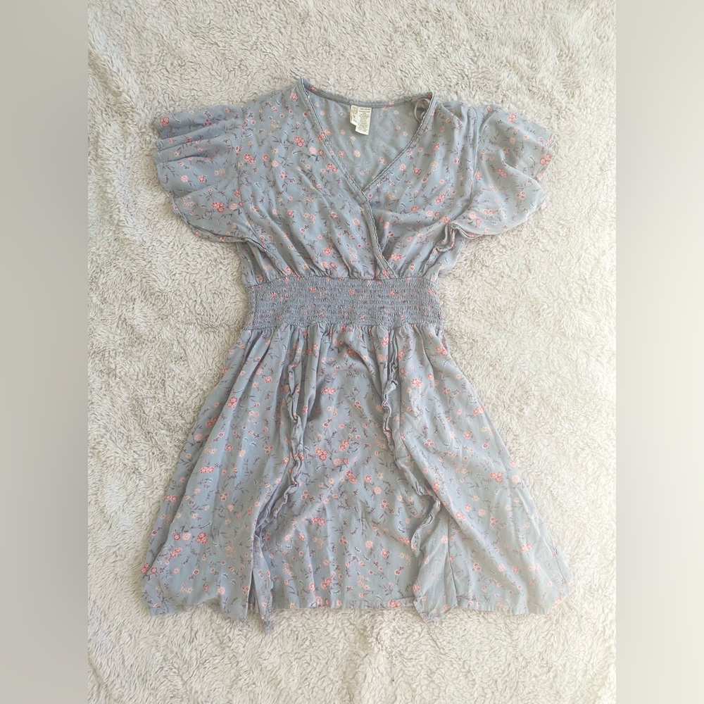 Women’s pink flower dress